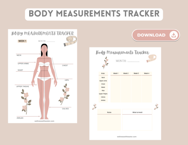 body measurements tracker pdf